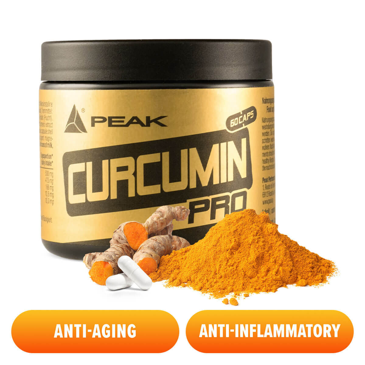 PEAK - CURCUMIN PRO - 60 vcaps