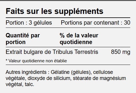 GASPARI NUTRTION - TRIBULUS - 90 caps