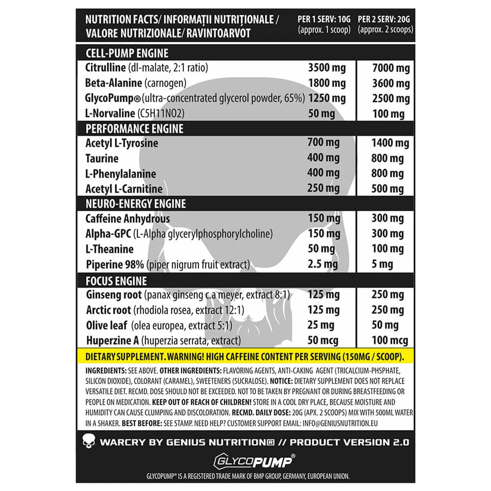 GENIUS - WARCRY PRE - 400G