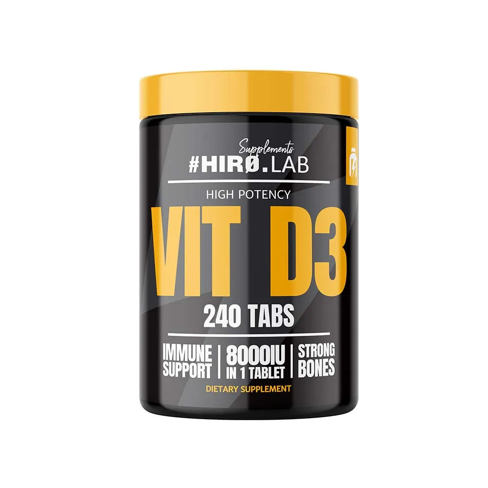 HIRO.LABS - VIT D3 8000 UI - 240 tabs