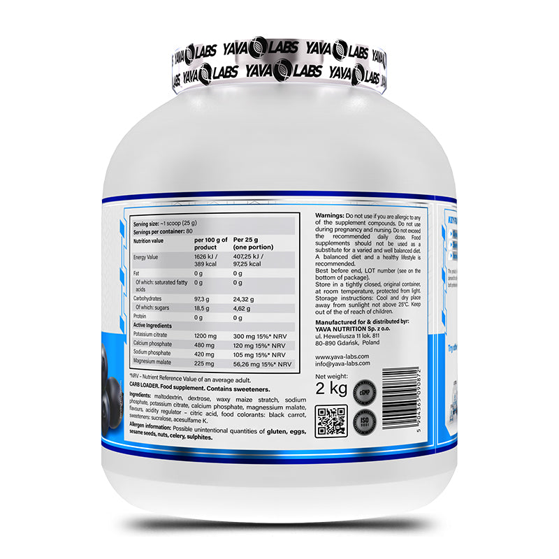 YAVA LABS - CARB LOADER - 2kg