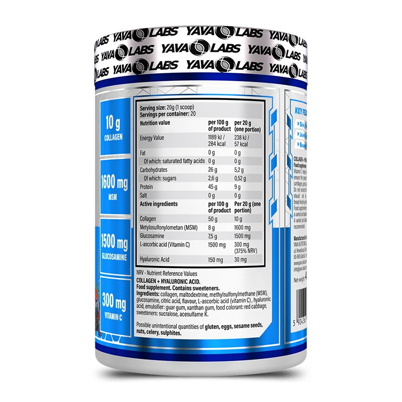 COLLAGEN + ACID HYALURONIC - 400g